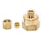 Thrifco Plumbing No. 66 3/8 Inch x 1/4 Inch Lead-Free Brass Compression FIP Adapter 6966012 - alternate 3